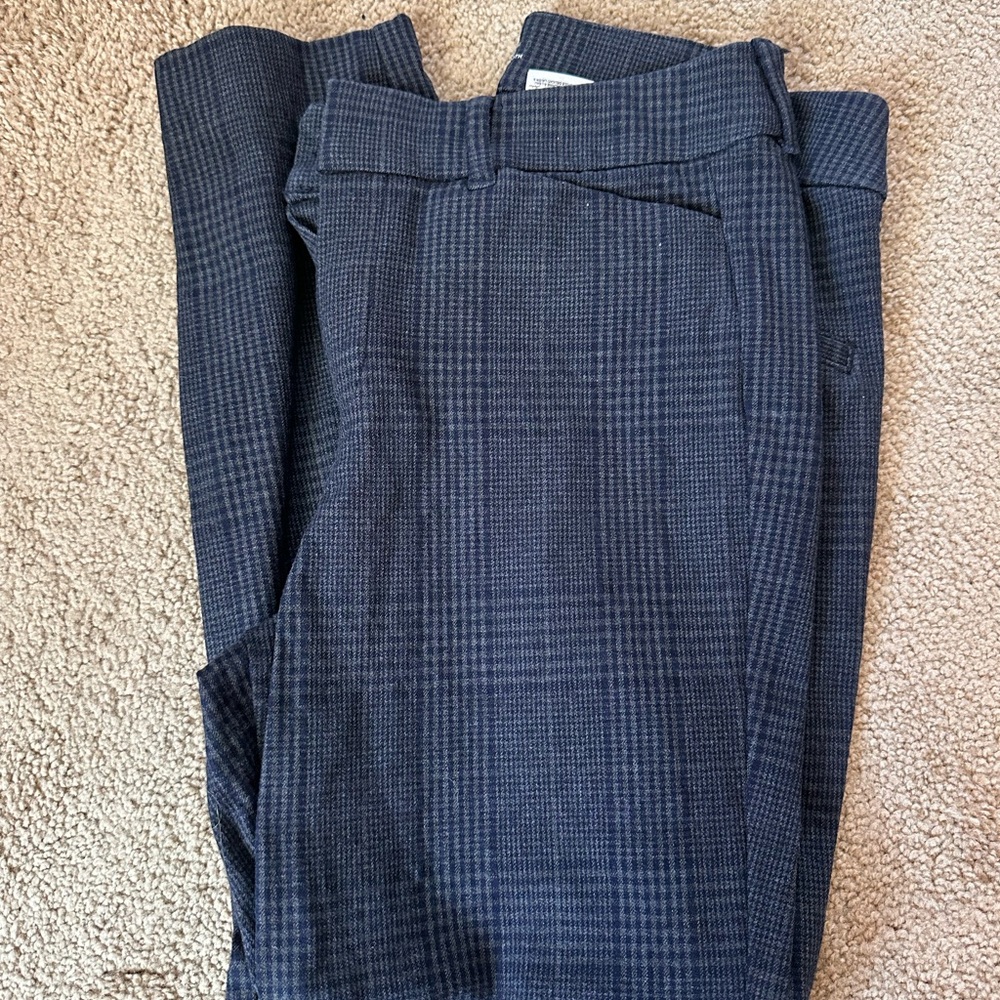 Houndstooth high-rise pixie pants